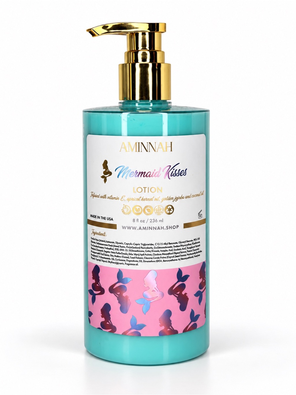 AMINNAH Mermaid Kisses Lotion
